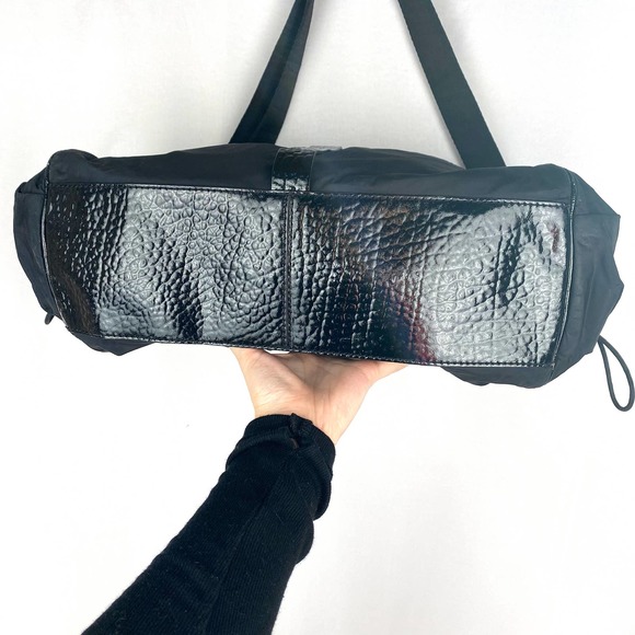 Cole Haan Diaper Bag Kyle Collection Black Nylon Adjustable Strap Baby Purse - Picture 9 of 12